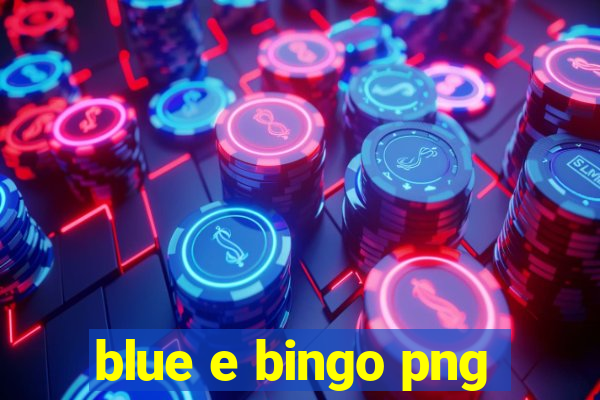 blue e bingo png